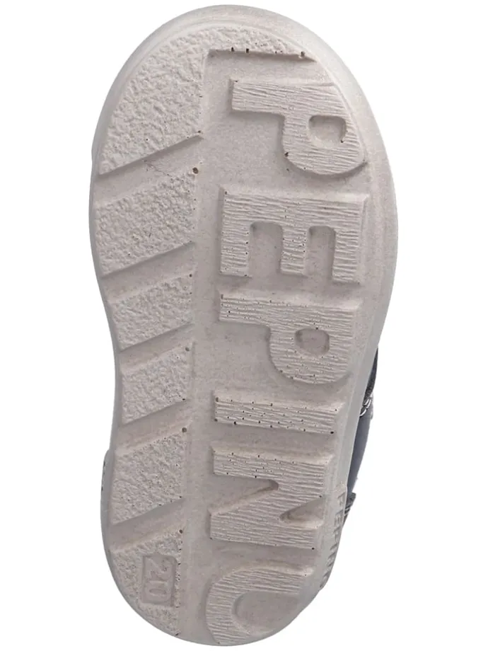 Leder-Boots "Alec S" in Dunkelblau