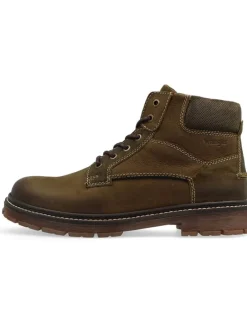 Leder-Boots "Allan" in Braun