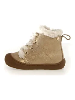 Leder-Boots "Bebay" in Beige