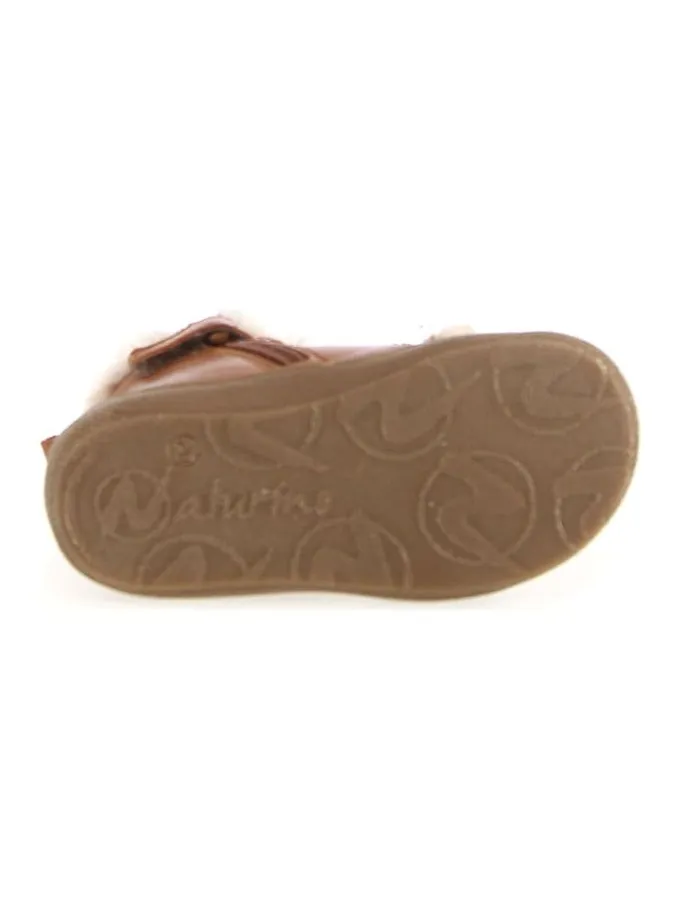 Leder-Boots "Bebay" in Hellbraun