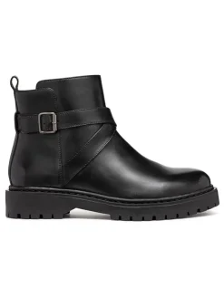 Leder-Boots "Bleyze" in Schwarz