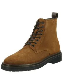 Leder-Boots "Boggar" in Hellbraun