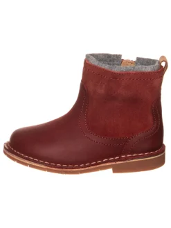 Leder-Boots "Comet Frost" in Bordeaux