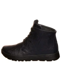 Leder-Boots "Comoda" in Schwarz