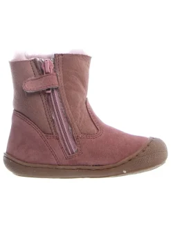 Leder-Boots "Cot" in Rosa