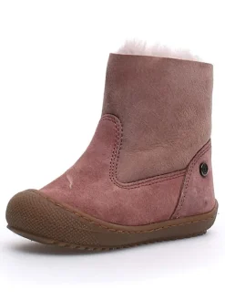 Leder-Boots "Cozy" in Rosa