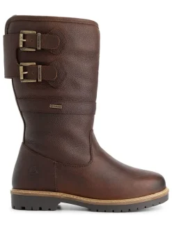 Leder-Boots "Dawson" in Braun