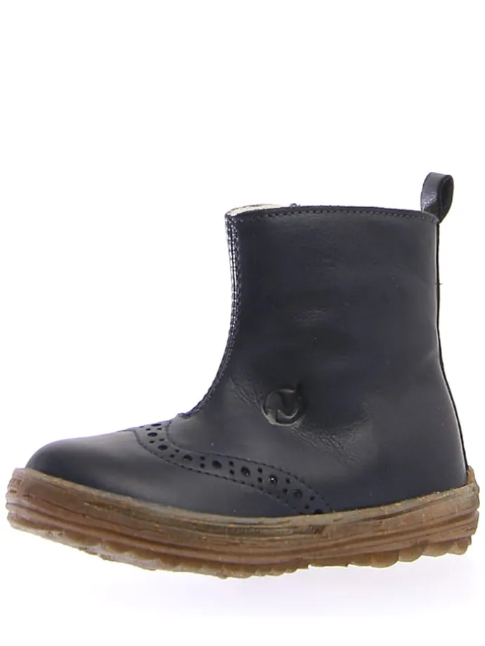 Leder-Boots "Dunes" in Dunkelblau