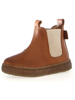 Leder-Boots "Figus" in Hellbraun