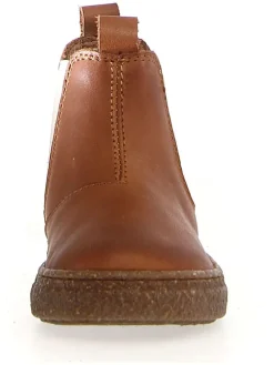 Leder-Boots "Figus" in Hellbraun