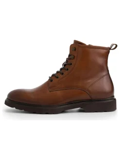 Leder-Boots "Foun St. " in Hellbraun