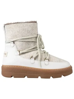 Leder-Boots "Frosty" in Weiß