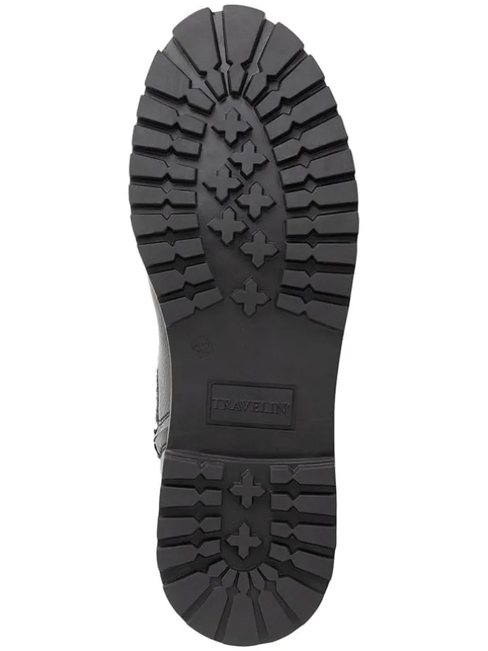 Leder-Boots "Gotaland" in Schwarz