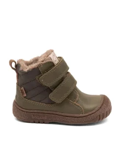 Leder-Boots "Helton" in Khaki