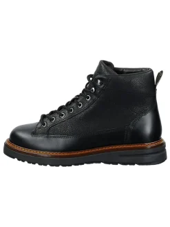 Leder-Boots "Hillprep" in Schwarz
