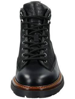 Leder-Boots "Hillprep" in Schwarz