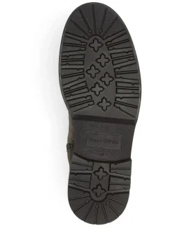 Leder-Boots in Anthrazit