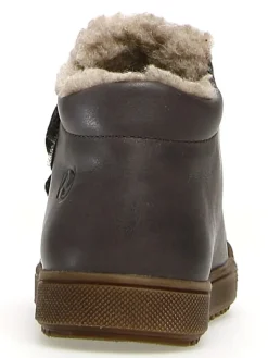 Leder-Boots in Anthrazit