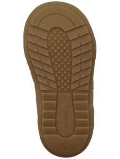 Leder-Boots in Beige