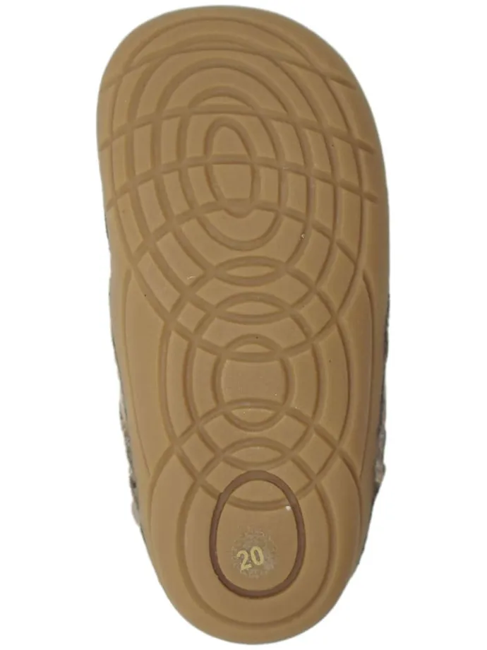 Leder-Boots in Beige