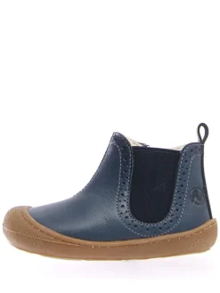 Leder-Boots in Blau