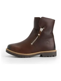 Leder-Boots in Braun