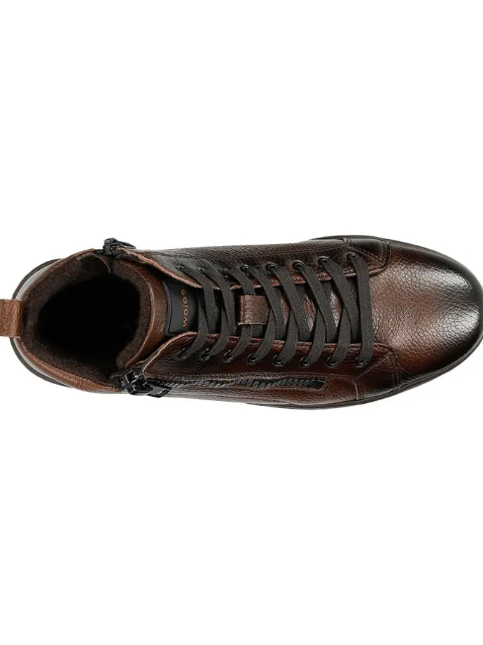 Leder-Boots in Braun