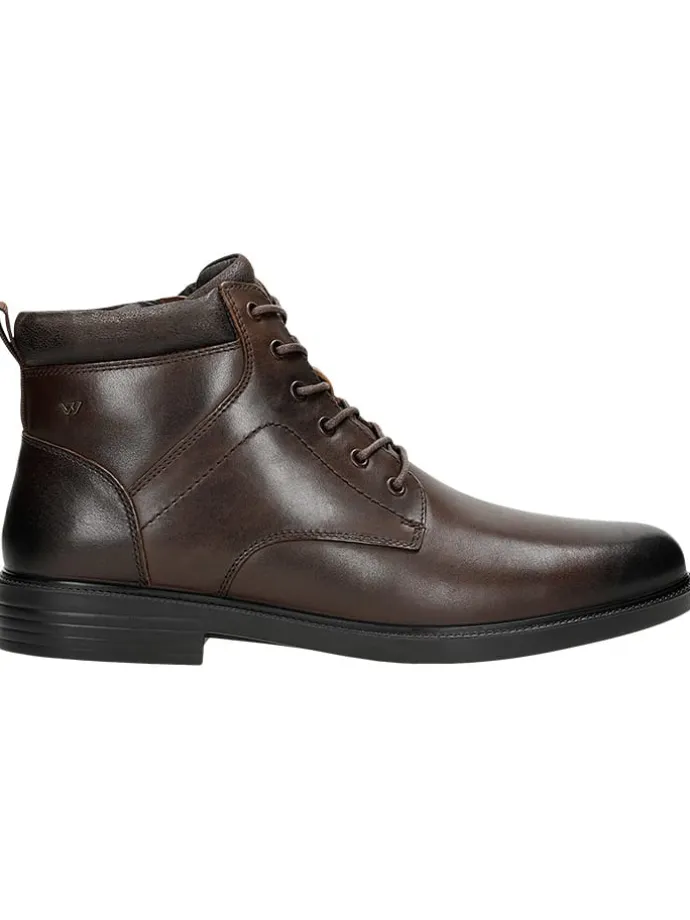 Leder-Boots in Braun