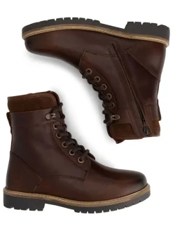 Leder-Boots in Braun