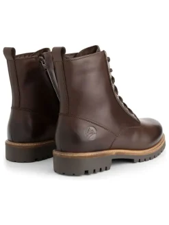 Leder-Boots in Braun