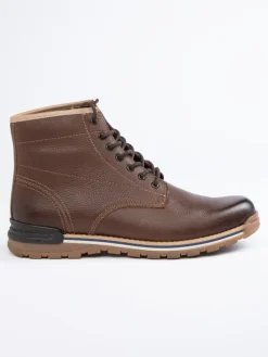 Leder-Boots in Braun
