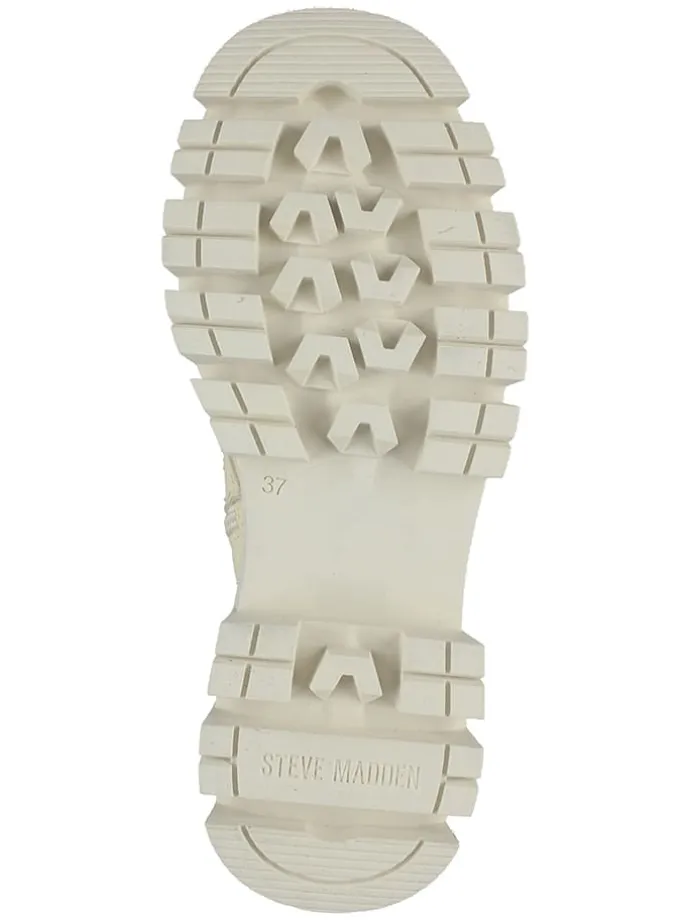 Leder-Boots in Creme