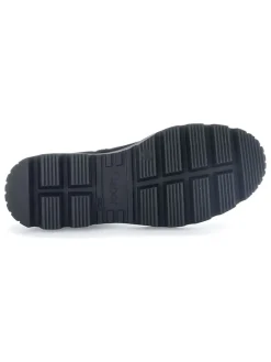 Leder-Boots in Dunkelblau