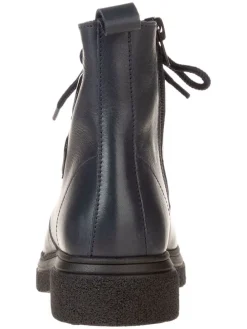 Leder-Boots in Dunkelblau