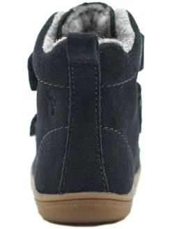 Leder-Boots in Dunkelblau