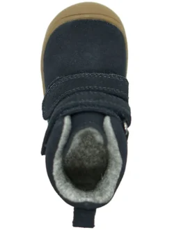 Leder-Boots in Dunkelblau