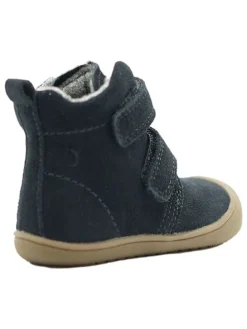 Leder-Boots in Dunkelblau