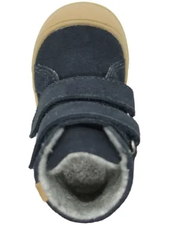 Leder-Boots in Dunkelblau