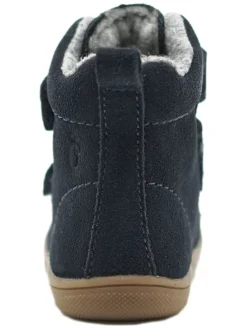 Leder-Boots in Dunkelblau