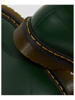 Leder-Boots in Grün