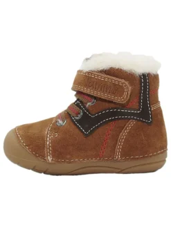 Leder-Boots in Hellbraun