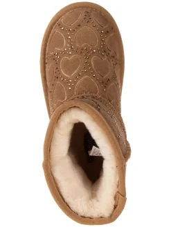 Leder-Boots in Hellbraun