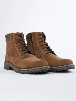 Leder-Boots in Hellbraun