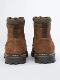 Leder-Boots in Hellbraun