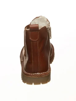 Leder-Boots in Hellbraun