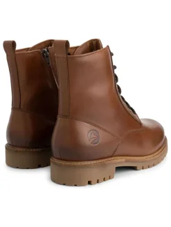 Leder-Boots in Hellbraun