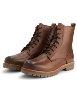 Leder-Boots in Hellbraun