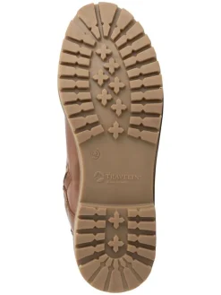 Leder-Boots in Hellbraun