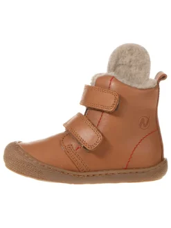 Leder-Boots in Hellbraun