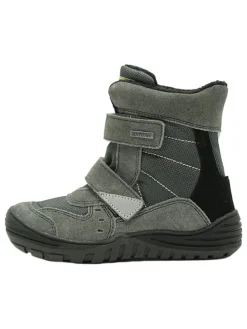 Leder-Boots in Khaki